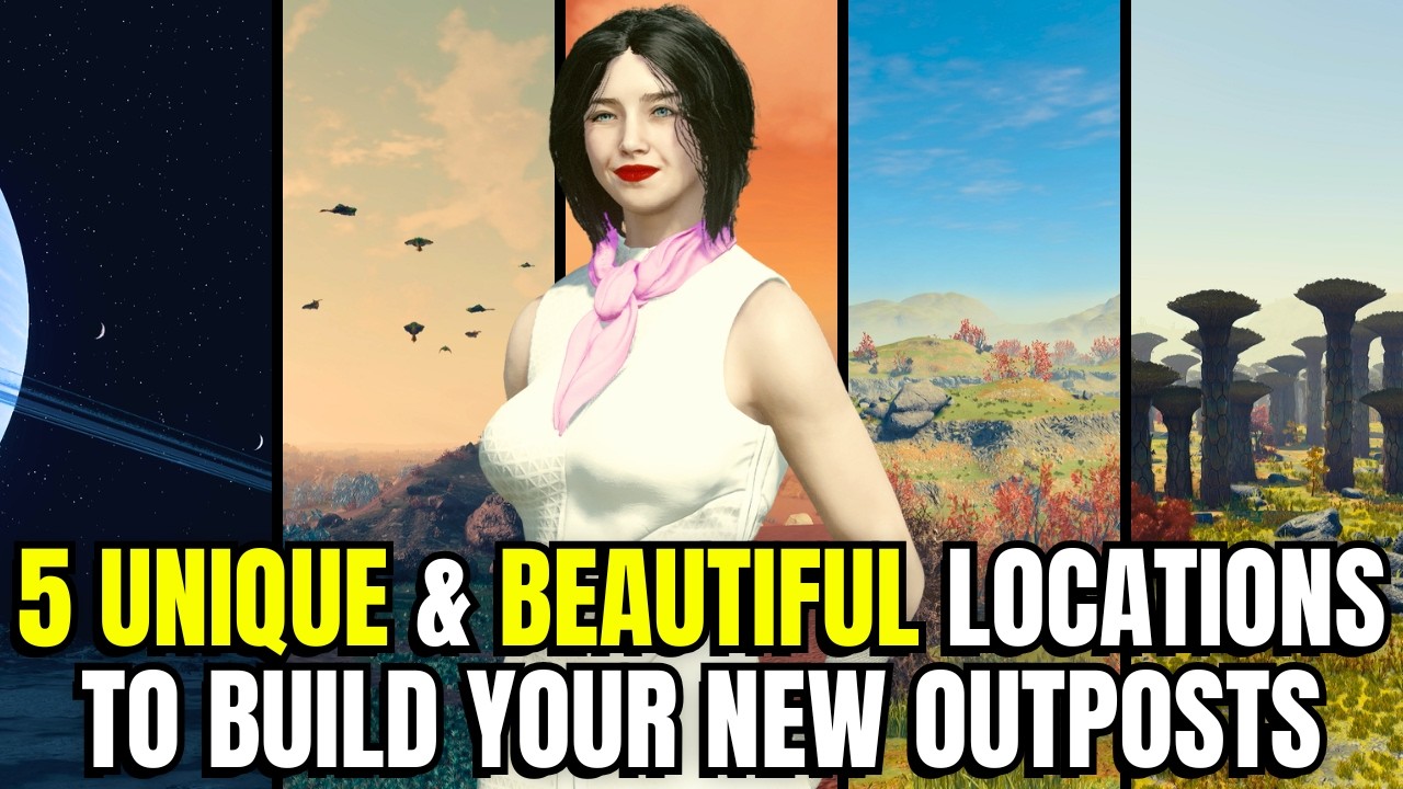 5 Unique & Beautiful Locations To Build Your New Outposts | Starfield
