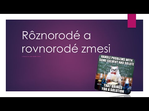 Video: Rozdiel Medzi Soľným A Nepretržitým Vedením