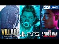 Los Juegos de PS5 Trailers en Sub Español | Resident Evil 8 Village, Horizon Zero Dawn 2, Spiderman