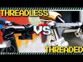 Threadless vs. Threaded Stems
