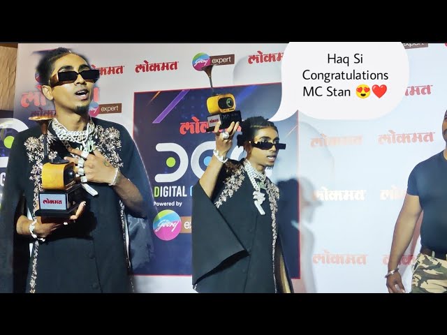 MC Stan Attends Lokmat Digital Creators Awards In A Cape; Fans Call Him  'Chapri