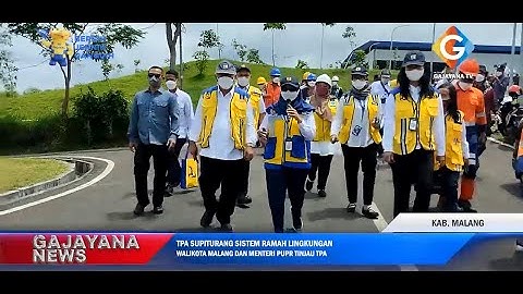 WALIKOTA MALANG DAN MENTRI PUPR TINJAU TPA SUPITURANG