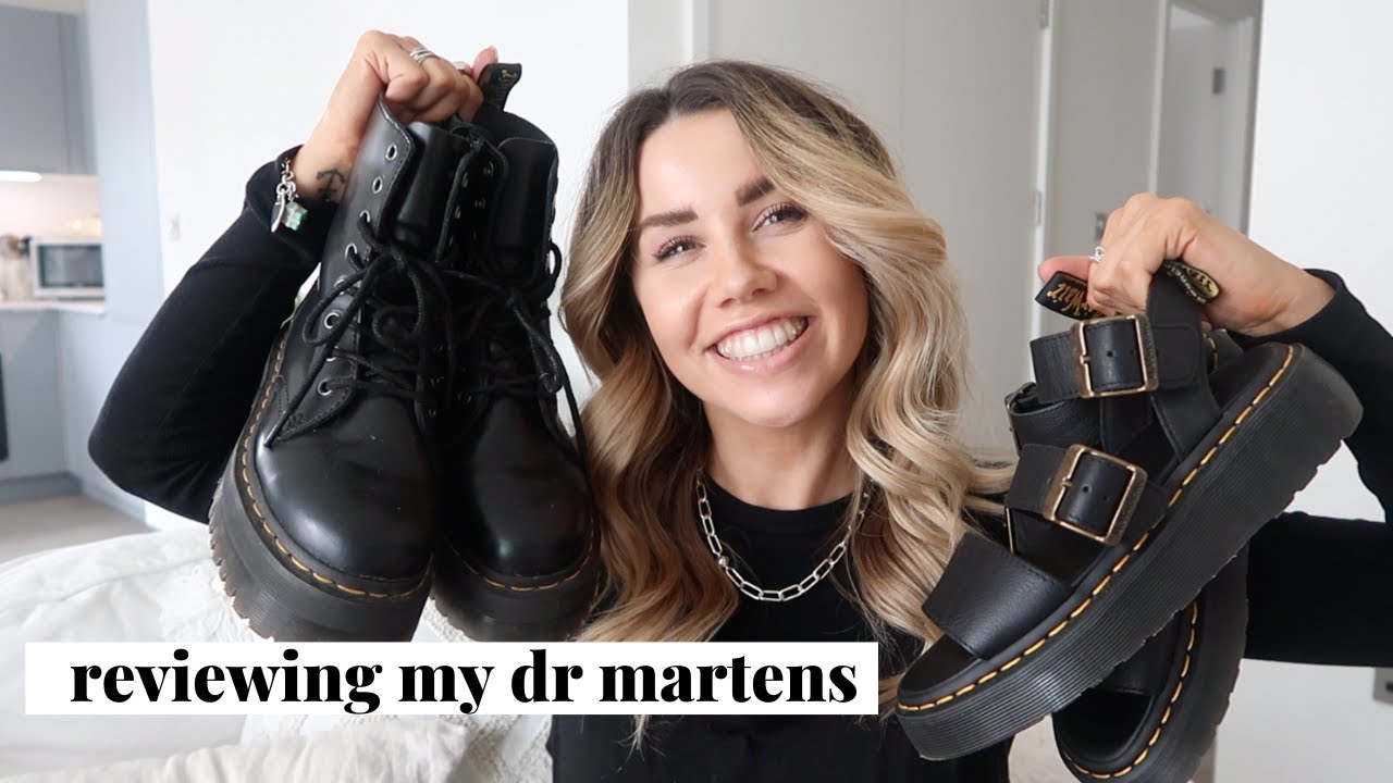 Reviewing The Dr Marten Jadon Boots and Gryphon Quad Sandals *HONEST ...