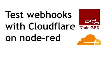 HOW TO: use a cloudflare tunnel to publish a webhook developed on node-red
