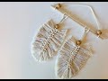 How to Make a Boho Macrame Feather Wall Hanging