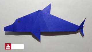 How to make paper Dolphin | How to fold paper for making paper Dolphin | Watch complete tutorial |