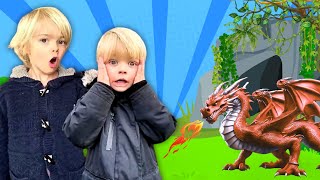 WE ARE GOING ON A DRAGON HUNT with Sky and Finn | Dragon Video