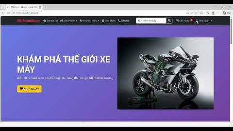 Xây dựng cửa hàng bán xe máy bằng ASP.NET MVC