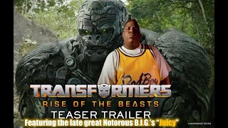 Notorious BIG (Biggie) featured in Transformers: Rise of the Beasts | Official Teaser Trailer (2023)