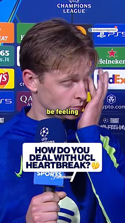 Another Brutal UCL Exit For Frenkie De Jong😢💔 | UCL Today | CBS Sports Golazo