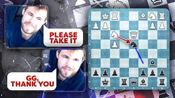 CheckMate In TWO Moves and Carlsen Gets Message From His Opponents | Magnus Carlsen Banter Blitz