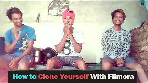 How to clone yourself With Filmora tutorial
