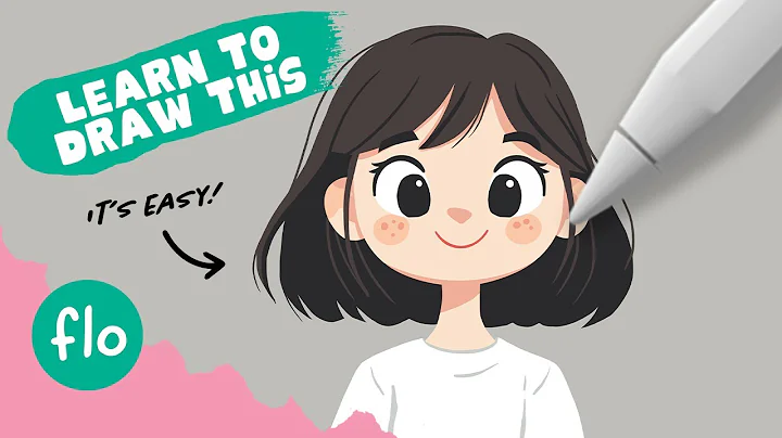Anyone Can Draw This Cartoon Girl Character - Tutorial for PROCREATE thumbnail