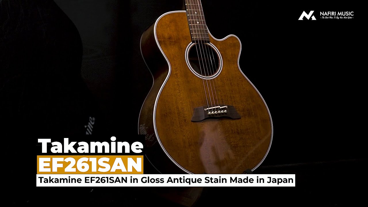 Takamine　SA261N Takamine EF261S AN Legacy Series FXC Cutaway | Reverb