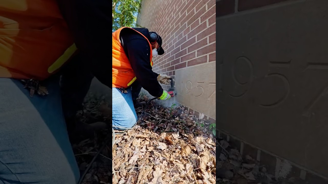 Town of Aurora uncovers a hidden relic box behind the cornerstone of the former George Street School