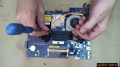 Dell Inspiron 7520  Disassembly and fan cleaning