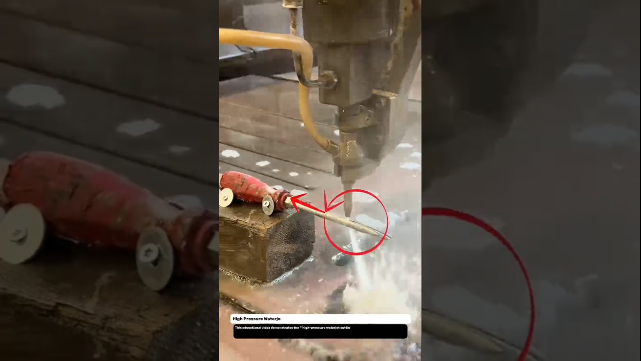 High Pressure Waterjet Cutting Machine | Precision Industrial Cutting Technology.