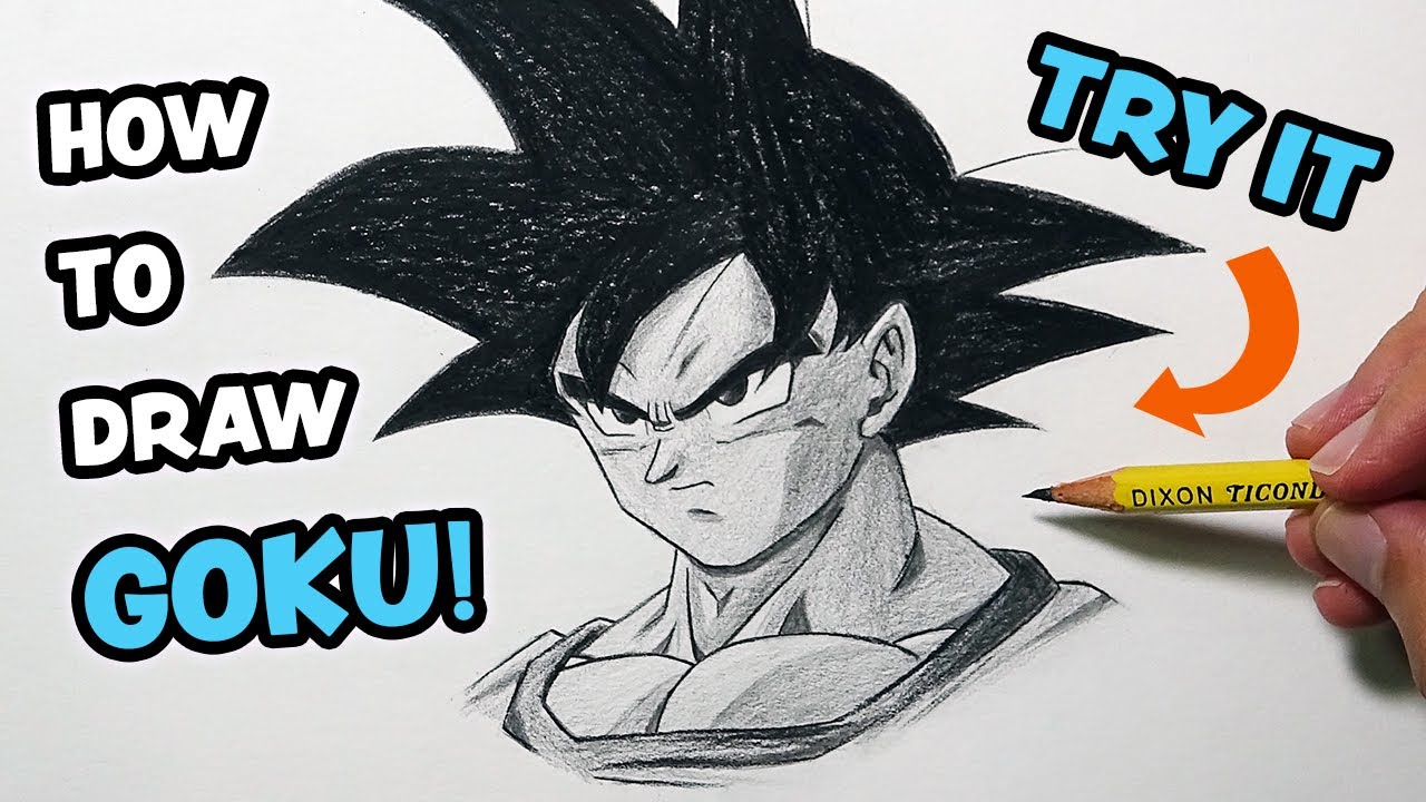 HOW TO DRAW GOKU 