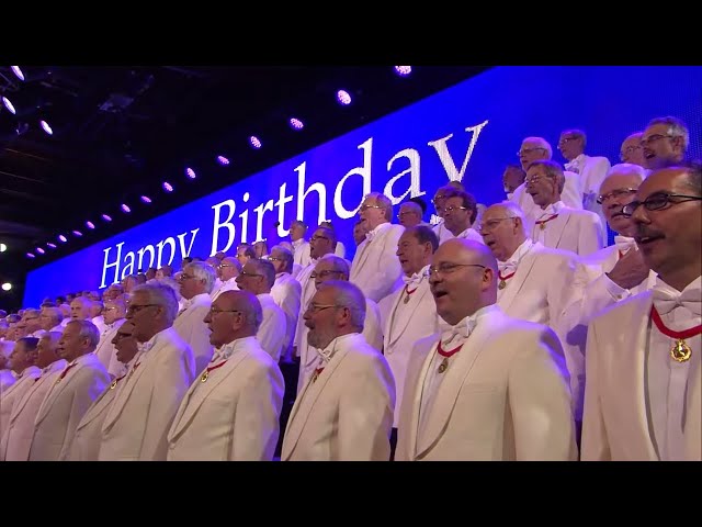 Happy Birthday (150-piece Male Choir u0026 Orchestra) class=