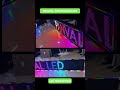 6x1 and 8x1 (Two ) Multi color scrolling boards #shorts