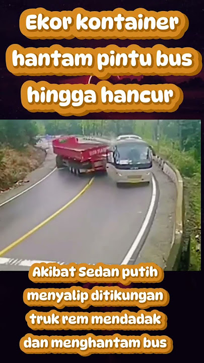 Anjrit gara gara Mobil sedan main trobos  hancur de