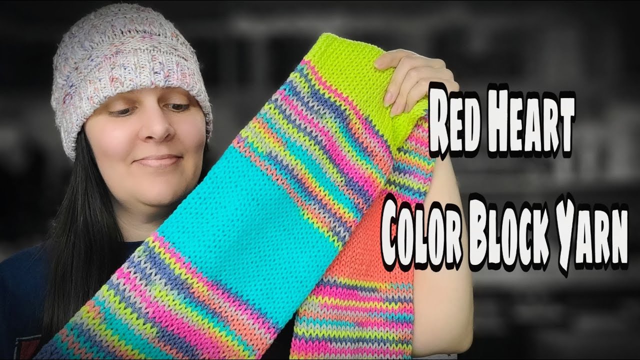 Red Heart Color Block Yarn Review