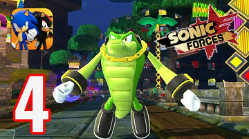 Sonic Forces: Multiplayer Racing & Battle  - Gameplay Walkthrough Part 4 - Vector (iOS, Android)