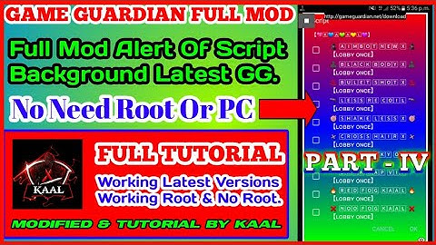 How to Mod GameGuardian Alert. Modify GameGuardian Alert Background. Mod Alert of Latest Version GG.