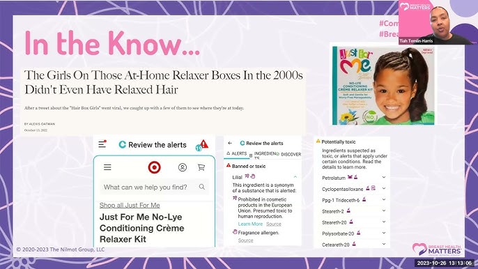 The Girls On Those At-Home Relaxer Boxes In the 2000s Didn't Even Have  Relaxed Hair