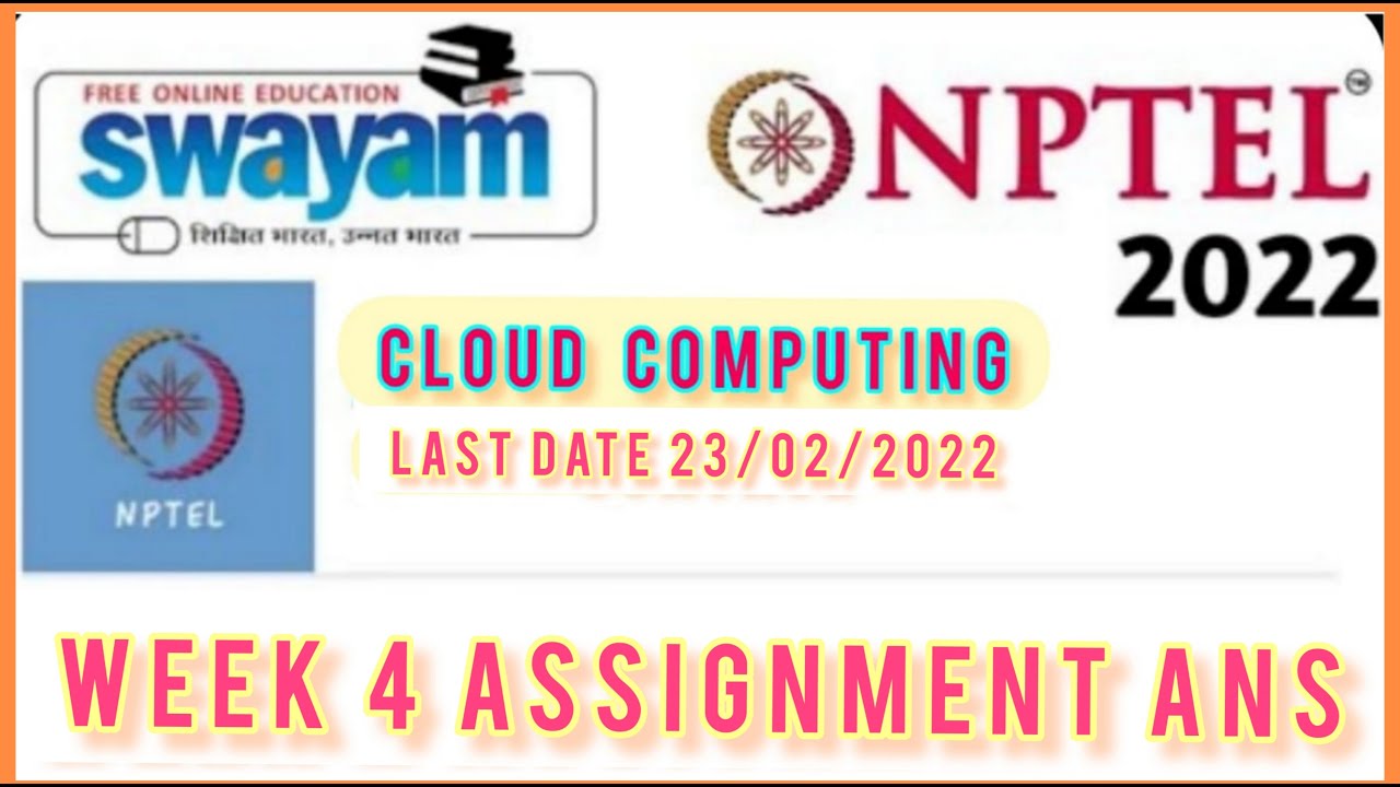 nptel cloud computing assignment 4 answers 2022