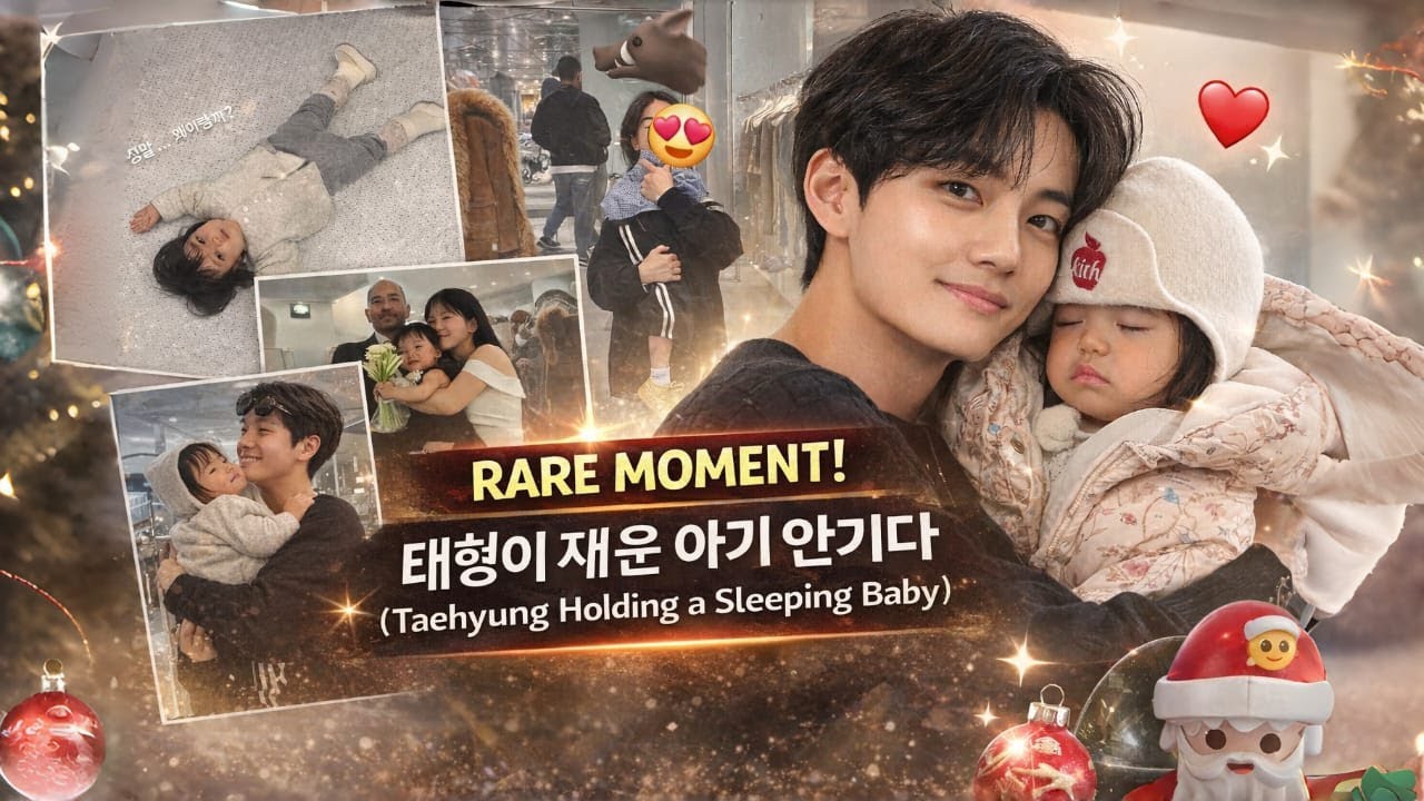 Rare Moment: Kim Taehyung Secretly Holds Sleeping Baby, Here's What Happened Next
