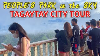 TAGAYTAY PEOPLE's PARK IN THE SKY! Jeepney Tour + Explore Old Mansion Turned Into Tourist Attraction