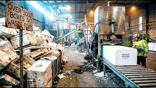 How It's Made: Foam Recycling Factory Process (Full Process)