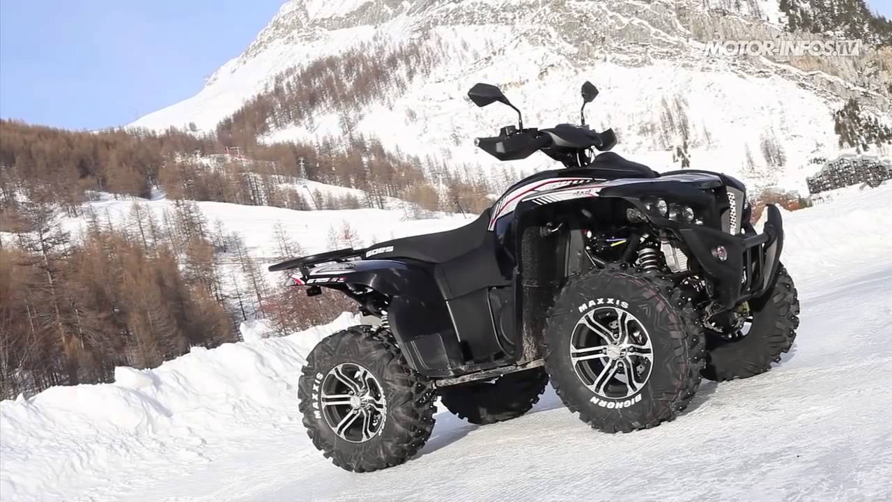 Essai du quad Goes 725 IS à Val d'Isère YouTube