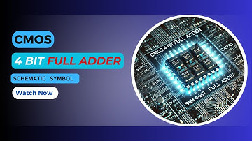 CMOS 4 bit full adder using 1 bit full adder  | Schematic | Symbol | Cadence Virtuoso