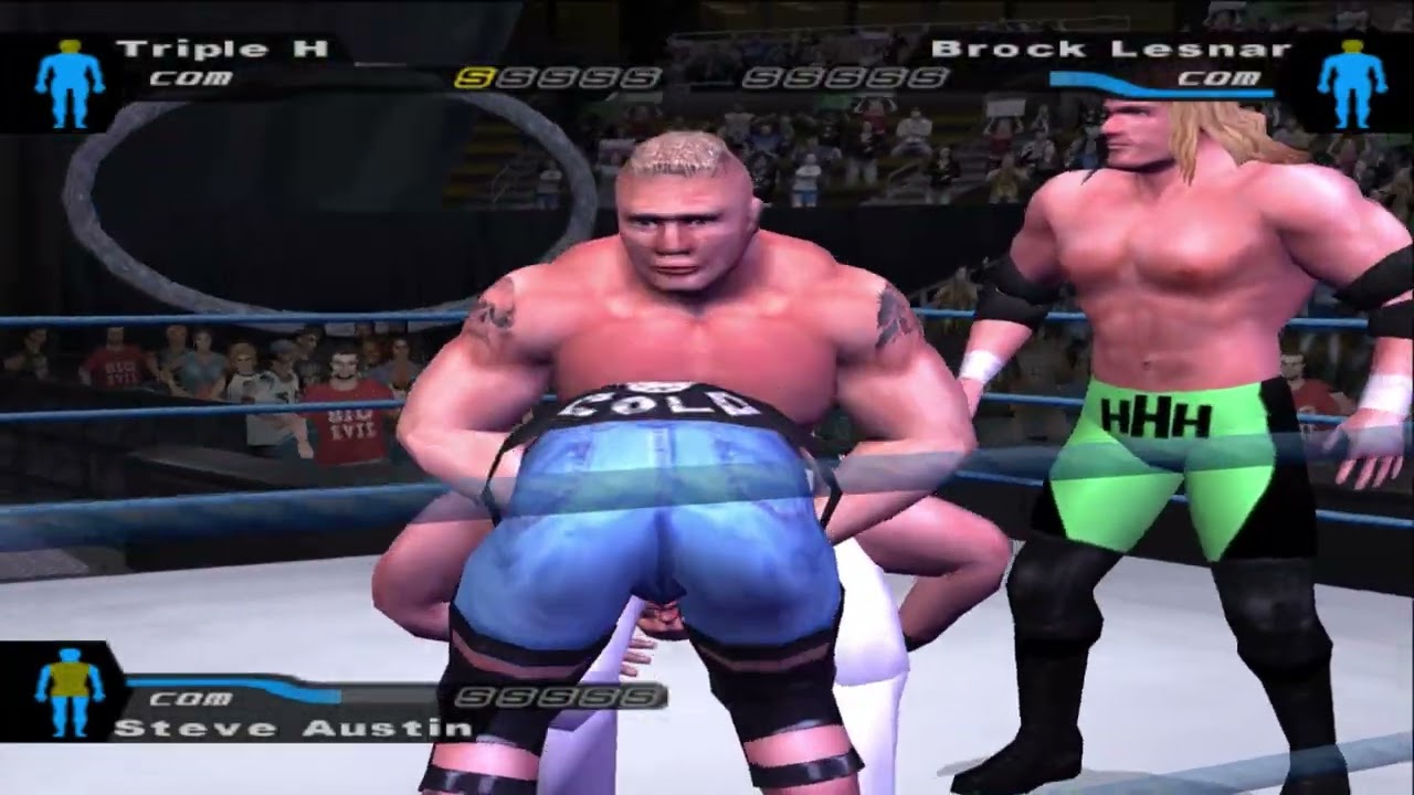 FULL Triple Threat Match | WWE SmackDown! #Nostalgia #PS2 #wwetiktok #wwe #smackdown #smackdownlive