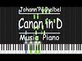 Canon in D - Johann Pachelbel - PIANO TUTORIAL