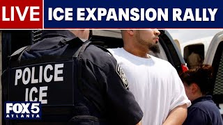 WATCH LIVE: Immigrant rights advocates rally against expansion of ICE processing center