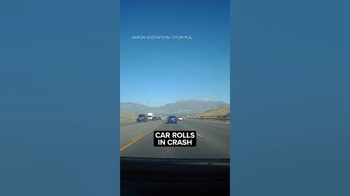 Car rolls over after head-on collision: Dash cam video