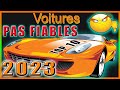  2023 les marques les moins fiables 