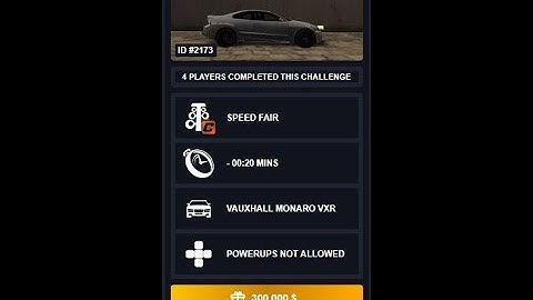 NFS World (NRZ) - SPEED FAIR - 00:18.491 - VAUXHALL MONARO VXR