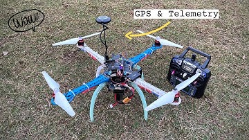 How To Install GPS & TELEMETRY In Drone ( Quadcopter )