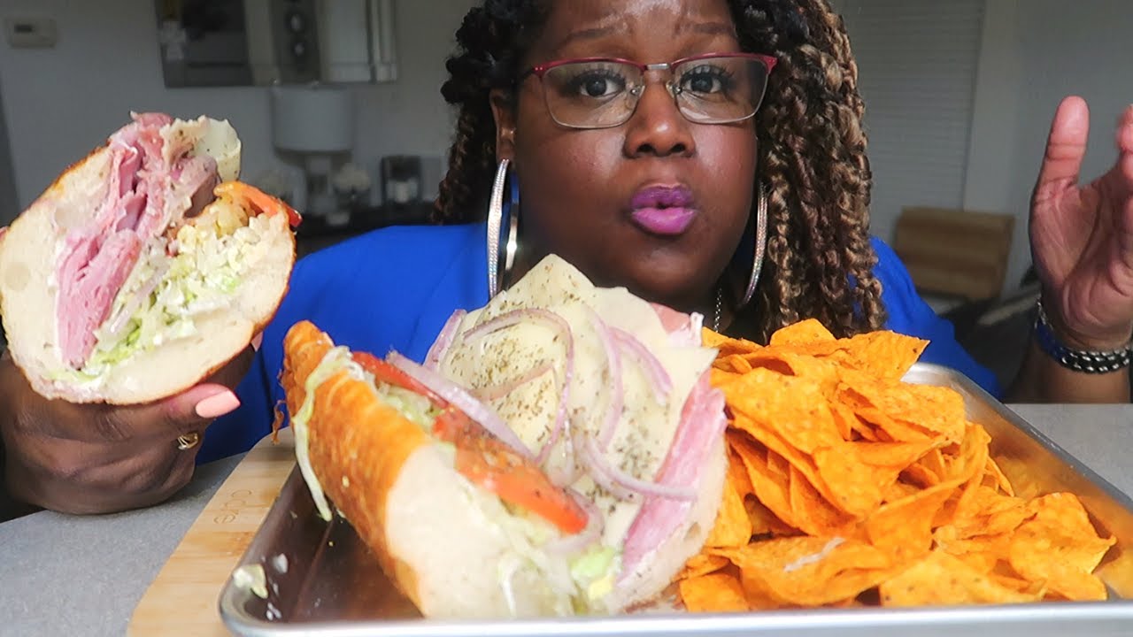 HOMEMADE CLASSIC ITALIAN SUB 먹방 MUKBANG + RECIPE