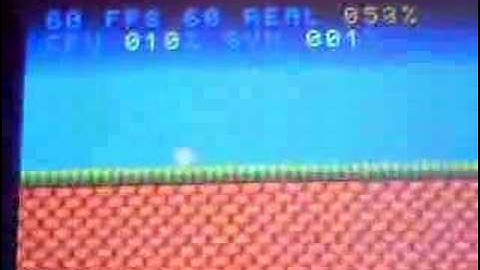 Sonic game on Microcontroleur Video systeme made home