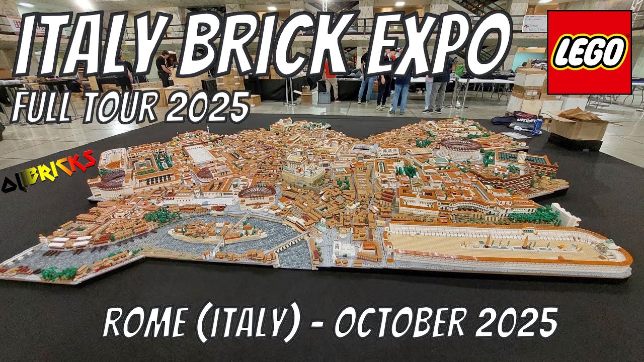 Italy Brick Expo 2025! Рим (Италия) - октябрь 2025 г. - ПОЛНЫЙ ТУР! (Выставка LEGO)