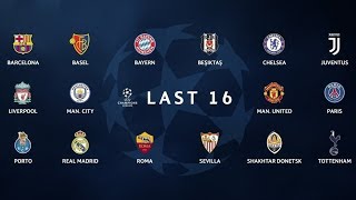 Uefa champions league | round of 16 ...