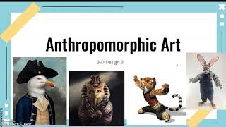 Anthropomorphism in Art introduction