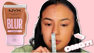 TESTING NEW NYX BLUR TINT FOUNDATION