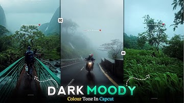 Instagram Trending Dark Colour Grading Reel Editing | Capcut | Trending Reel Editing in Mobile