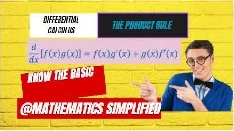 Differential Calculus: How to find derivative of product of 2 functions